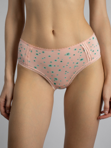 Женские розовые трусы Indefini (Арт. 4189LUF)