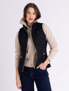 SIDE KNIT QUILTED VEST