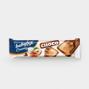 «BabyFox», вафельный батончик Creamy Choco, 23 г (упаковка 24 шт)