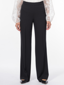 Прямые брюки с потайной застежкой и стрелками