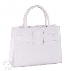 Сумка женская кожаная 1666Y white Polina&Eiterou/30