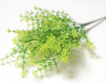 Искусственные цветы, Ветка в букете водоросли 7 веток (1010237) зеленый