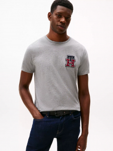 Textured Monogram Logo T-Shirt