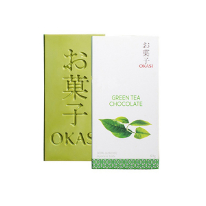Шоколад с чаем Матча Okasi, 80 гр