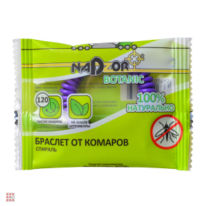 Браслет от комаров «РЕЗИНКА», БИО, Nadzor Botanic