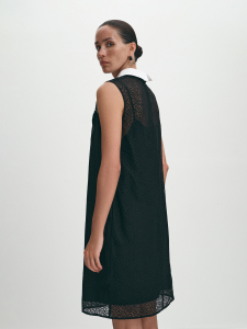 Нарядное короткое кружевное платье