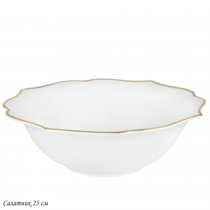 205-579 Салатник 23см  MAGNOLIA GOLD в под.уп.(х18)Фарфор