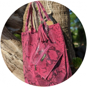 PELLE - Shopper PITON FUXIA АКЦИЯ