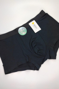 119 BLACK Облегающие боксеры 12 шт. в упаковке