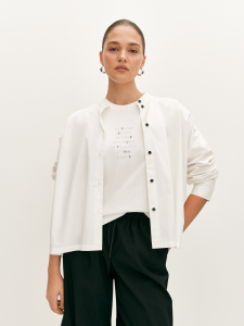 Футболка из хлопка с принтом