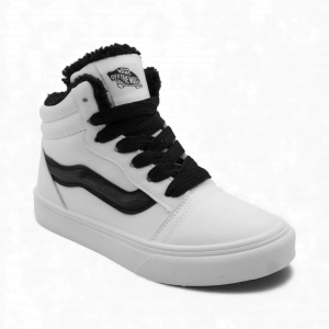 Кроссовки на меху 6687-3 белые