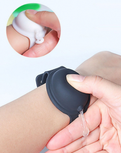 Силиконовый браслет для антисептика/ жидкого мыла