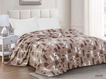 Покрывало “Кофемания” велсофт