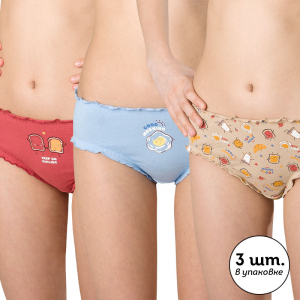 GULB3342(3) трусы для девочек (3 шт в кор.)