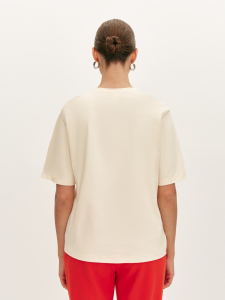 Футболка из хлопка с принтом