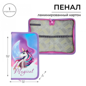 Пенал 1 секция 115 х 205 х 30 мм, Calligrata 