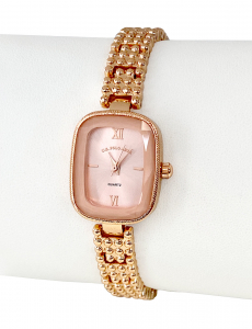 LADIES OVAL ROSE GOLD WATCH