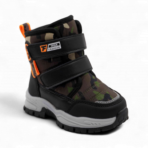 Ботинки на меху С7719-9 хаки