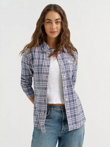Women's All Purpose Print Button Down Shirt