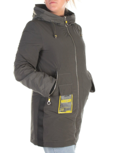 0828 KHAKI Куртка демисезонная женская RikA (150 гр.синтепона)