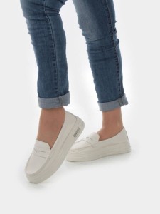 06-PDXL157-2 BEIGE Туфли женские (натуральная кожа)