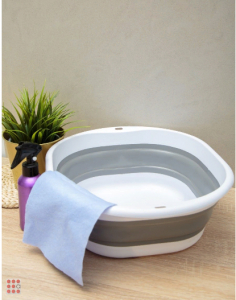 Емкость складная силиконовая для дома,кухни 34х36х13