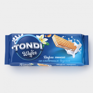 «Tondi», вафли со сливочным вкусом, 167 г