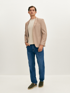 Футболка вязаная из хлопка