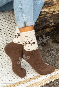 Носки из 100% монгольской шерсти        (арт. 01172)