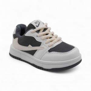 Кроссовки WA823-6 серо белые