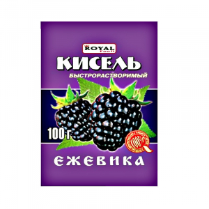 Быстрорастворимый кисель ежевика 100гр*80