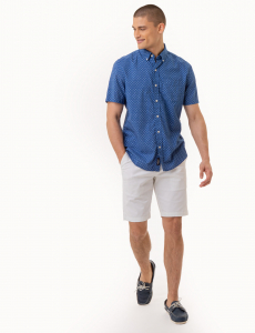 DITSY PRINT SHORT SLEEVE WOVEN SHIRT