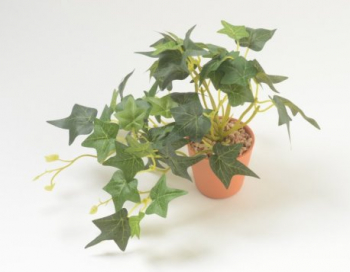 Искусственные цветы, Композиция плющ в кашпо без расцветки