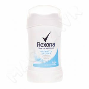 Rexona стик хлопок 45мл жен