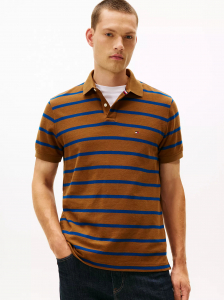 Regular Fit Stripe Wicking Polo