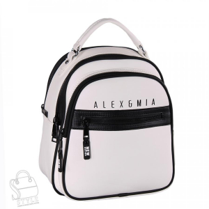 Рюкзак женский 8873CD white Alex&Mia/30  в Новосибирске