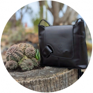 Итальянская сумка из натуральной кожи Vera Рelle colores ЧЁРНЫЙ РАСПРОДАЖА