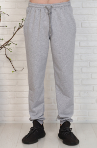Брюки, футер с лайкрой (меланж)