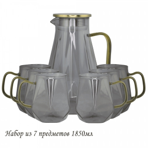 160-263 Набор графин 1850мл и 6 стаканов в под.уп.(х8)