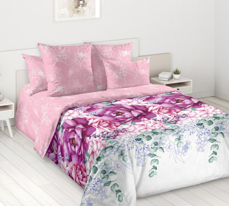 Наволочка Цветочный триумф (компаньон) перкаль