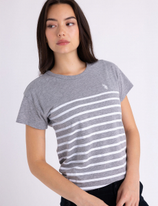 COLORBLOCK RINGER STRIPE T-SHIRT