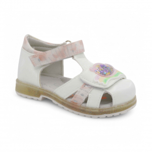 LED-сандалии С552-13 бело розовые