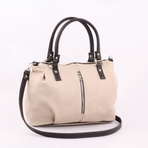 Сумка 111 македония беж+шоколад АКЦИЯ