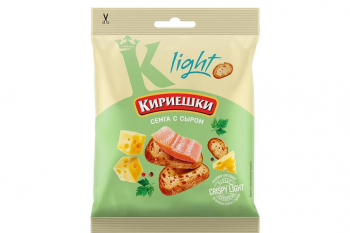 «Кириешки Light», сухарики со вкусом «Сёмга с сыром», 80 г