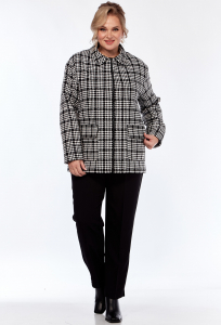 Жакет Элль-Стиль 2324 черный клетка