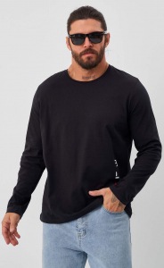 Лонгслив F521-1001-899 black