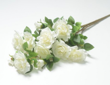 Искусственные цветы, Ветка в букете роза куст 13 веток (1010237)