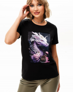 Футболка с шёлковой вставкой FSK117