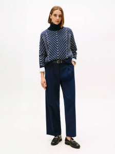 Stretch-Waist Wide Leg Pant