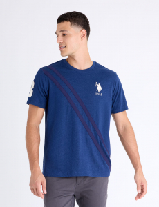 DIAGONAL SASH TONAL JERSEY T-SHIRT